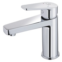 Baterie baie, Mofem, Zenit, cu robinet de scurgere, monocomanda, pipa fixa, aerator 7,5-9 l/min, Argintiu