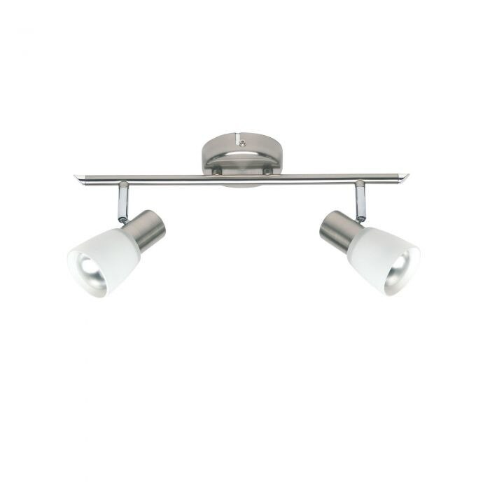 Spot dublu Luca, E14, 2X40W, alb