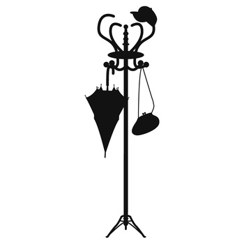 Sticker decorativ StickerStore Cuier, 120x40 cm, Negru Sticker decorativ StickerStore Cuier, 120x40 cm, Negru