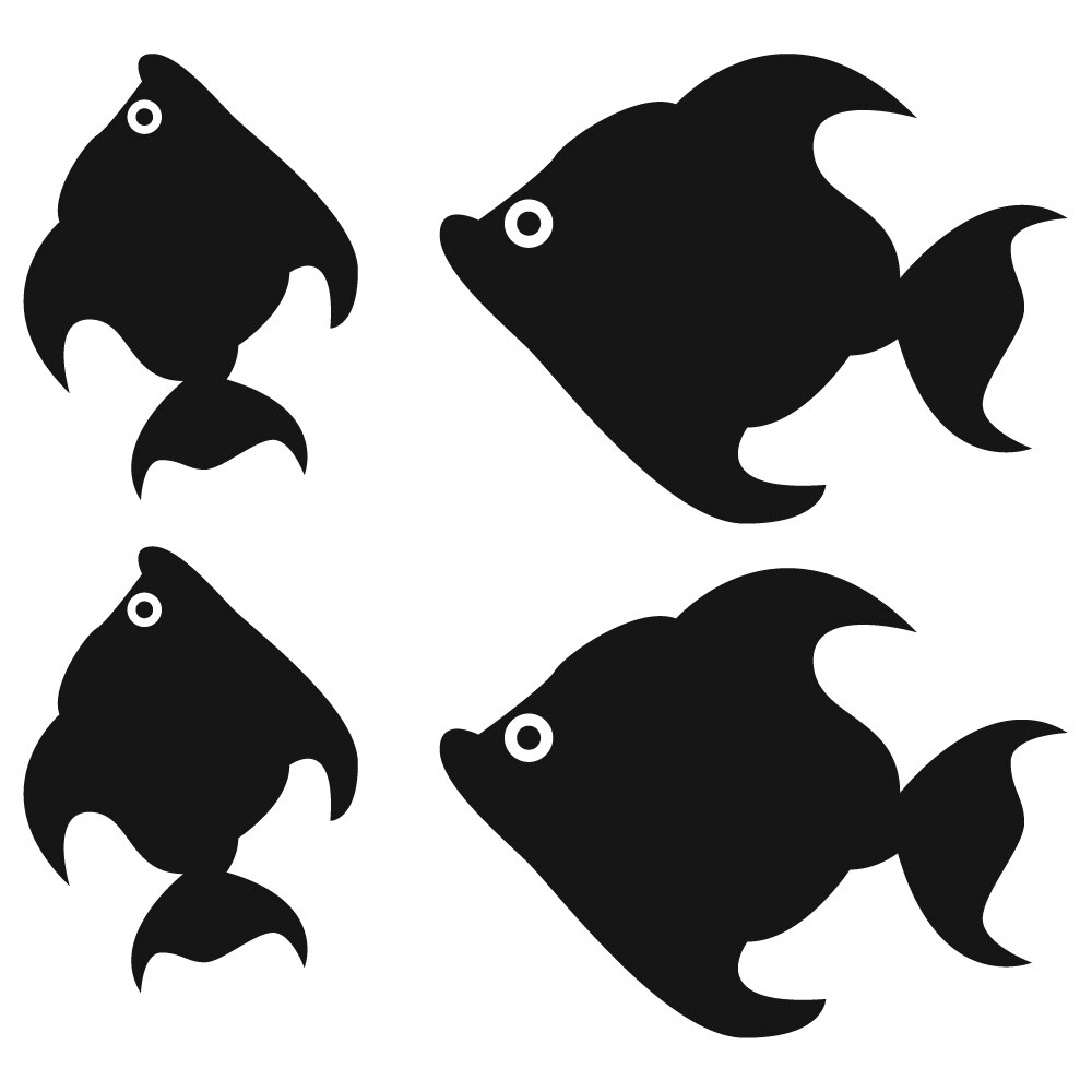 Sticker decorativ StickerStore Pesti, 35x33 cm, Negru