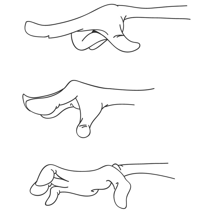 Sticker decorativ StickerStore Manute, 50x61 cm, Negru