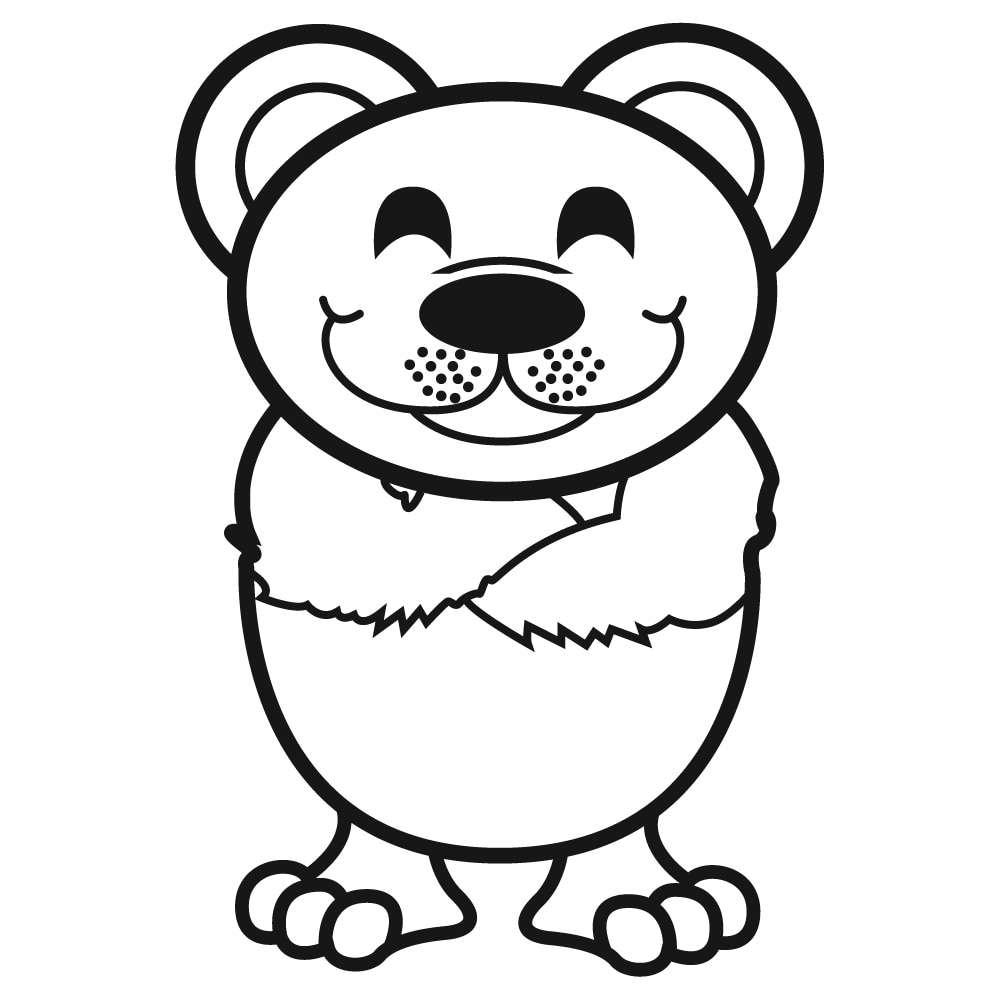 Sticker decorativ StickerStore Urs Zambaret, 45x30 cm, Negru