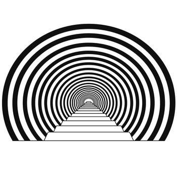 Sticker decorativ StickerStore Iluzie optica, 120x81 cm, Negru Sticker decorativ StickerStore Iluzie optica, 120x81 cm, Negru