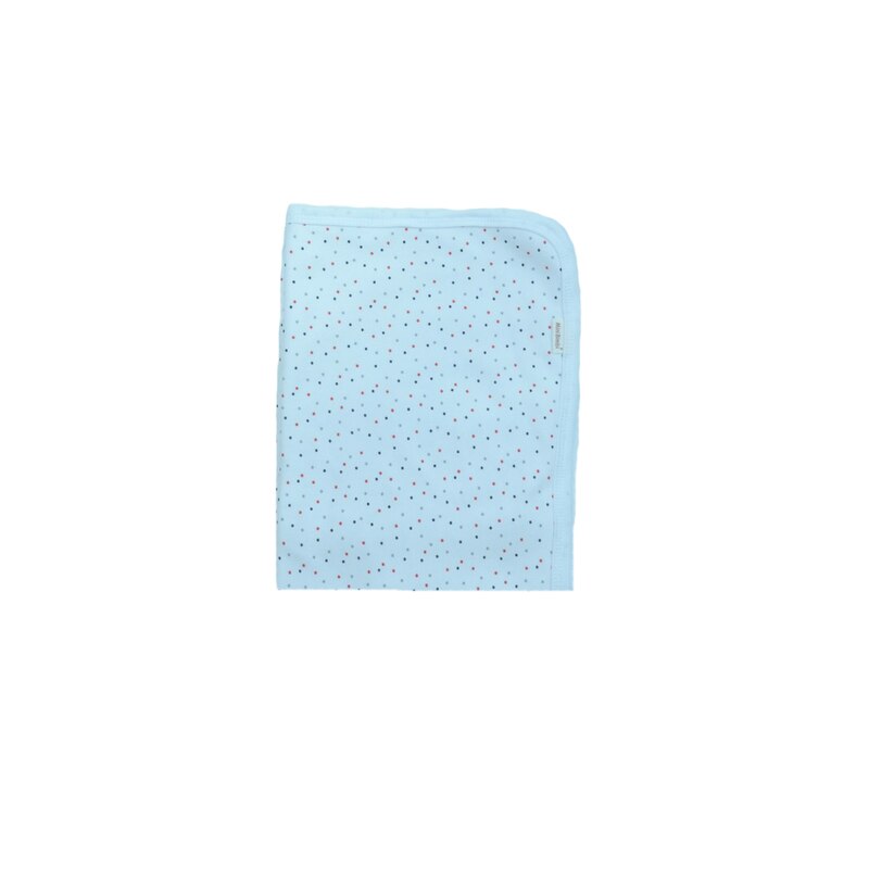 Paturica bumbac 78 x 78 cm pentru bebelusi Mini Bimbi PLDMB1, Alb