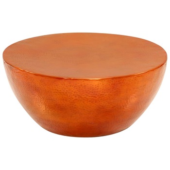 Masuta de cafea, vidaXL, Aluminiu, 70 x 30 cm, Aramiu Masuta de cafea, vidaXL, Aluminiu, 70 x 30 cm, Aramiu