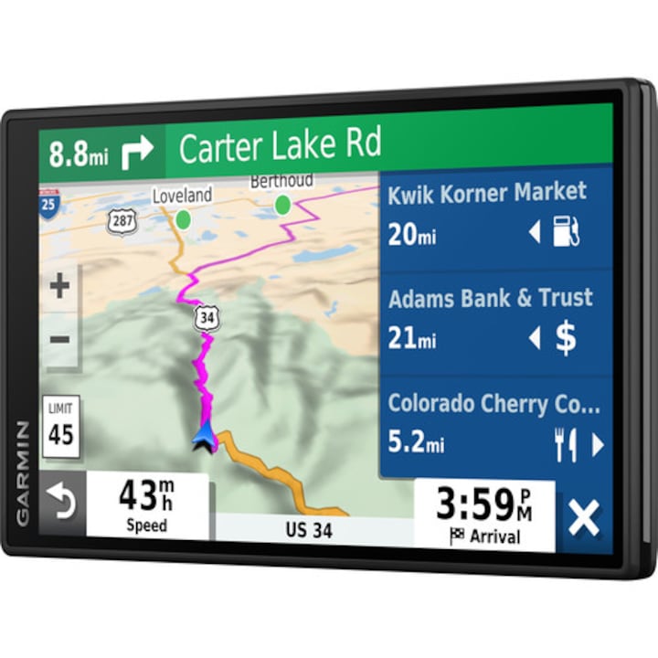 Навигационна система Garmin DriveSmart 65 Full EU MT-S, GPS , 6.95 екран, Wi-Fi, Bluetooth , Активно гласово навигиране