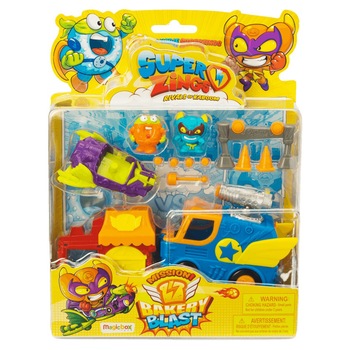 Set de joaca SuperZings - Misiunea 1: Gogoasa Vs Croissant Set de joaca SuperZings - Misiunea 1: Gogoasa Vs Croissant