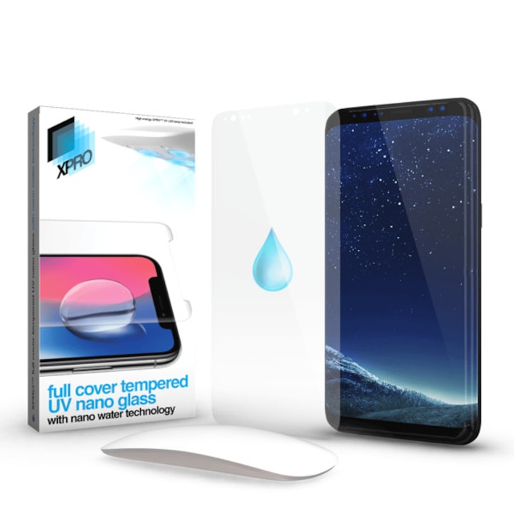Xprotector Full Cover Tempered UV nano Glass kijelzővédő Huawei P30 Pro készülékhez