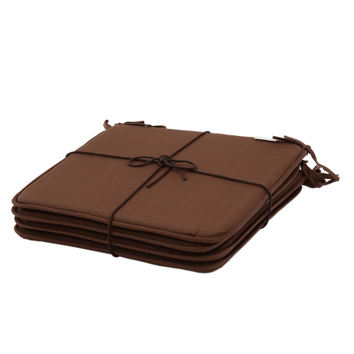 Set 4 perne scaun Kring Soft, Maro, 38 x 38 x 2 cm