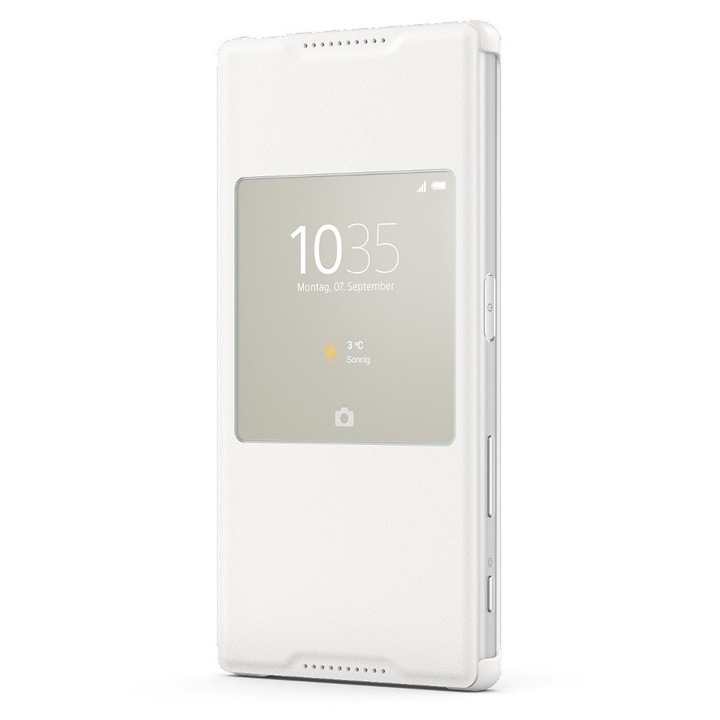 Калъф Sony Xperia Style Cover Window Z5 SCR42, White