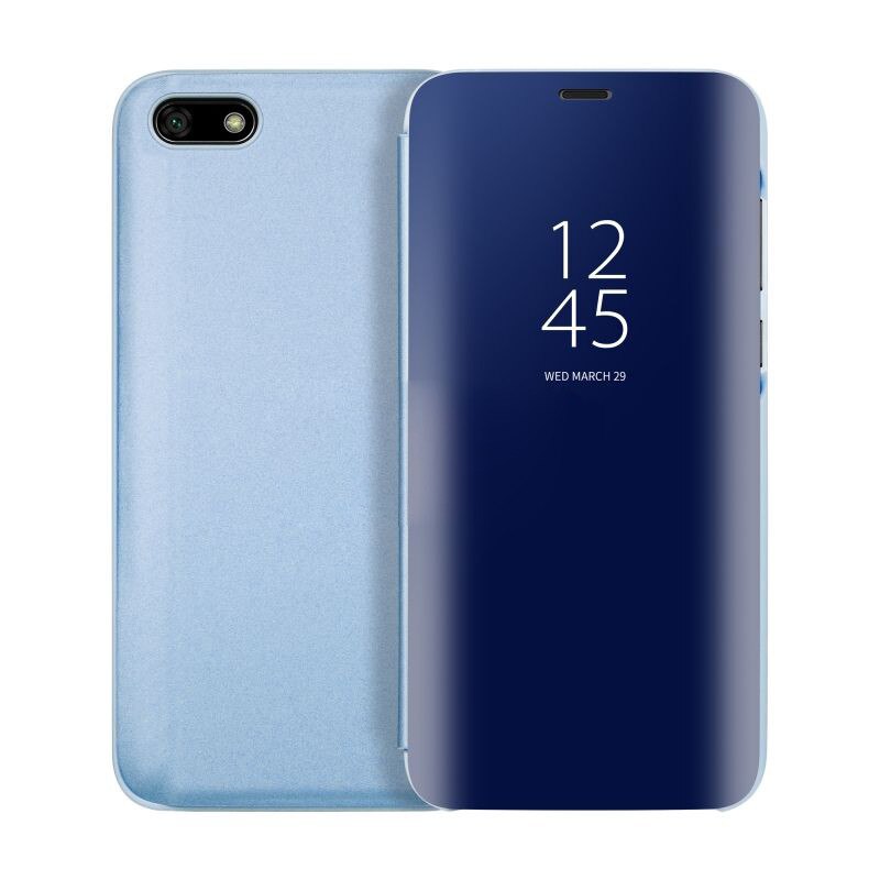 Husa Flip Mirror - Huawei Y5 2018 - Albastru
