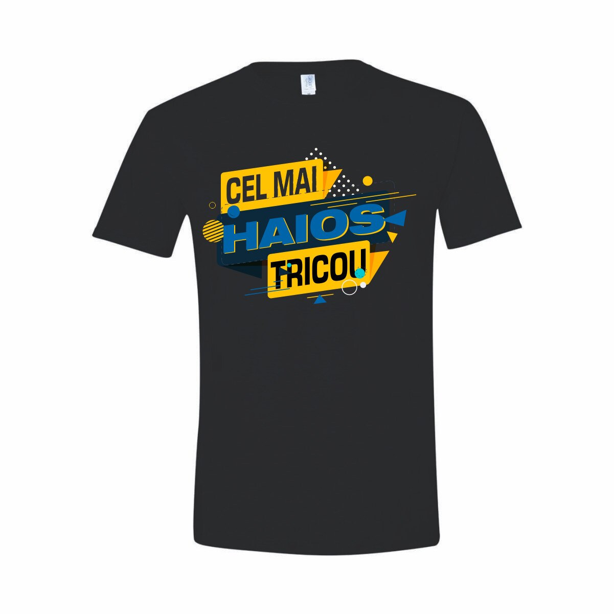 Tricou Personalizat pentru Barbati Negru, Marimea L - 