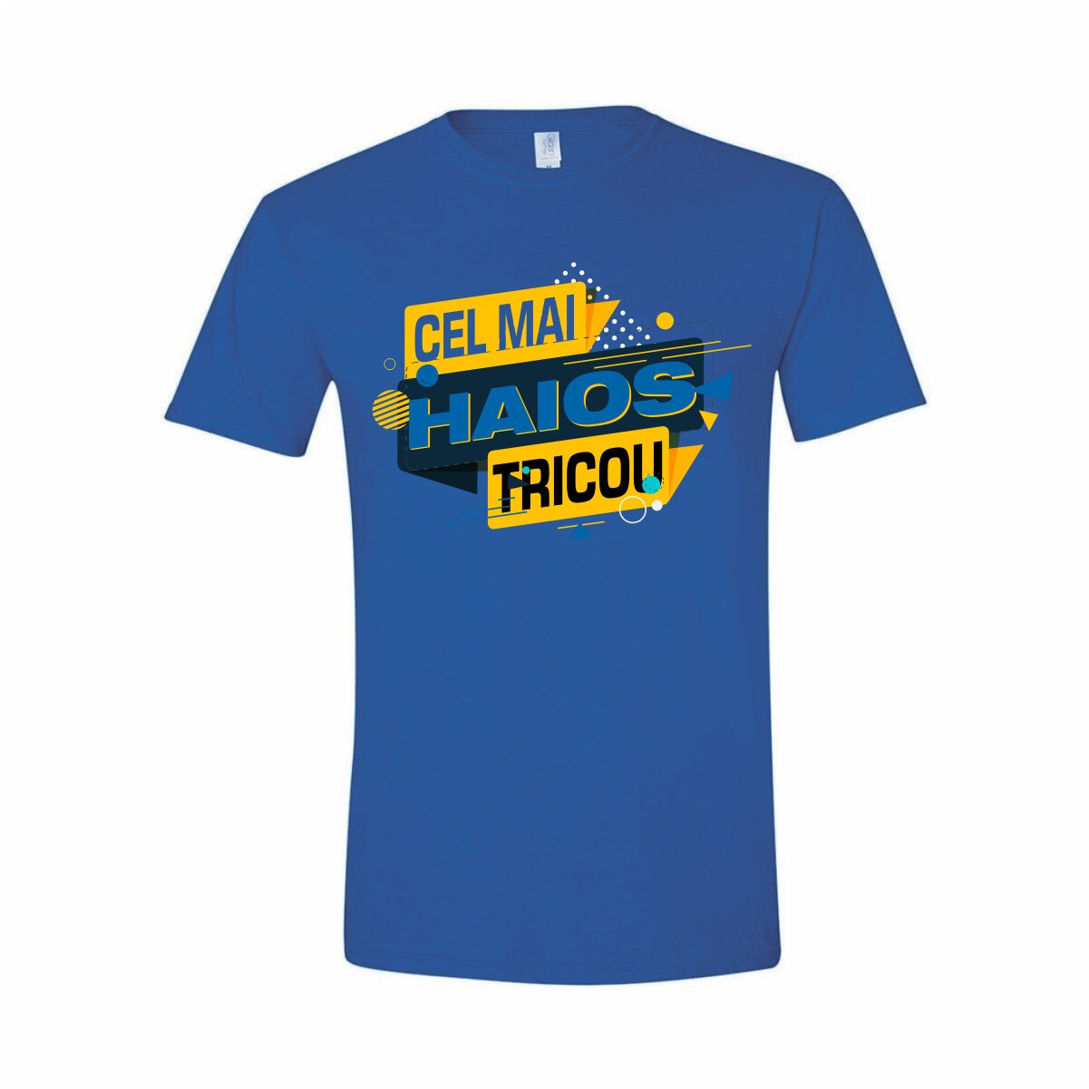 Tricou Personalizat pentru Barbati Albastru, Marimea 2XL - 