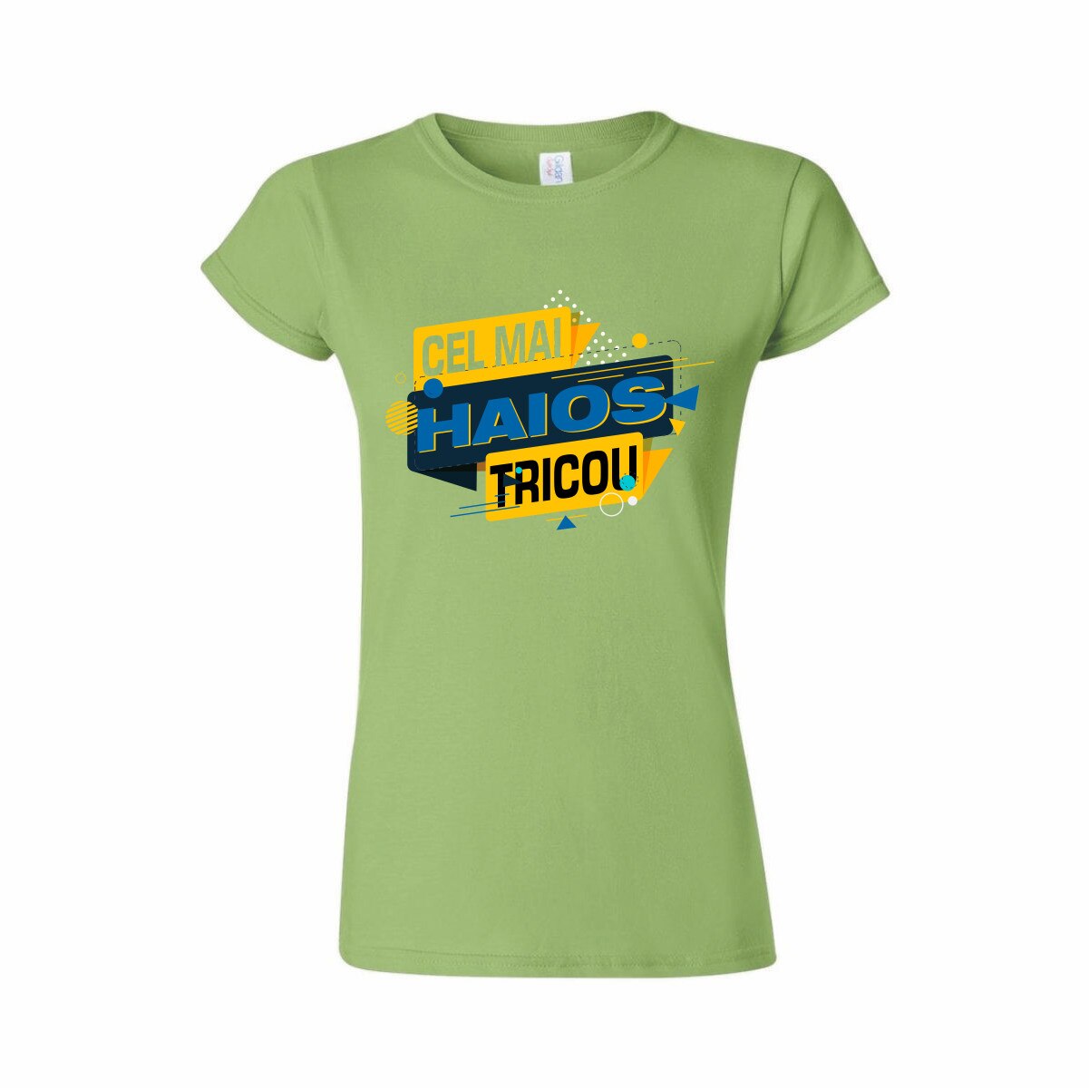 Tricou Personalizat pentru Femei Verde Kiwi, Marimea 2XL - 