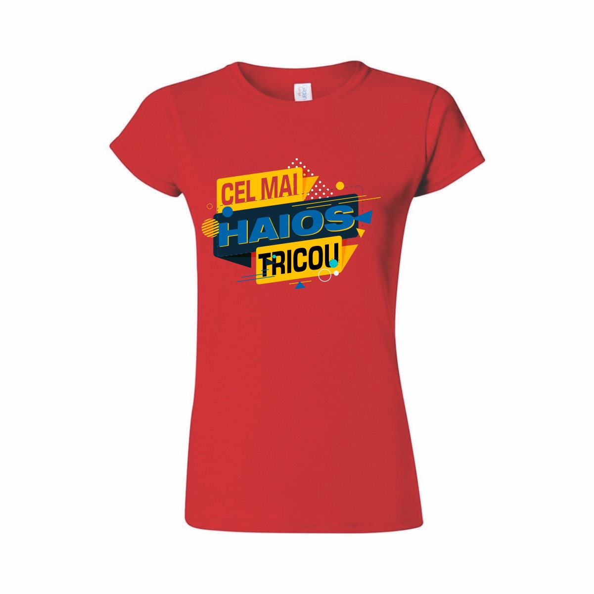 Tricou Personalizat pentru Femei Rosu, Marimea 2XL - 