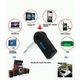 FM Трансмитер Receiver Amio Мултифункционален, Bluetooth, FM аудио предавател, MP3 плейър, Handsfree Black