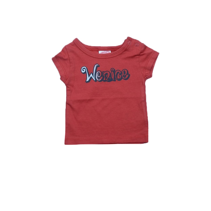 Tricou cu maneca scurta pentru fete Wenice BL06200002-0-56, Rosu 2076