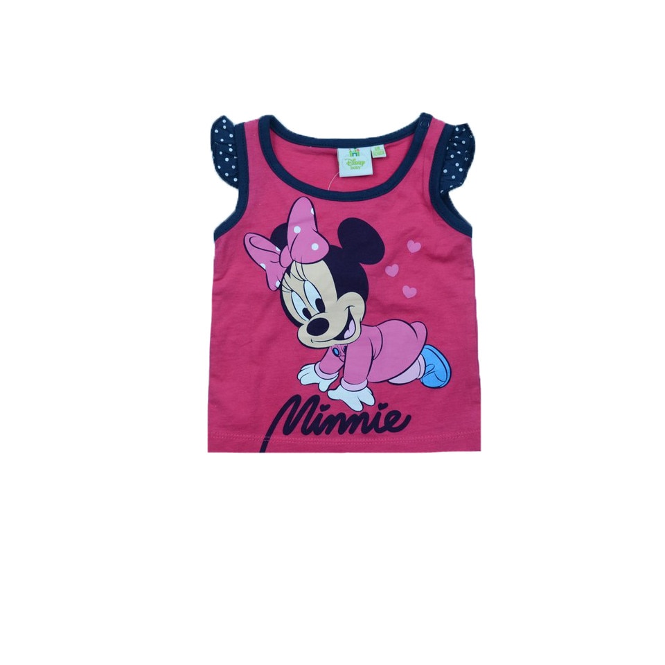 Tricou fara maneci fetite Disney Minnie Mouse DISM-JVJM41159, Fucsia, 68 cm