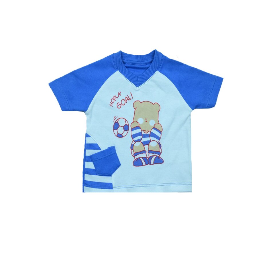 Tricou maneca scurta baieti NN TBN-005, Albastru, 62 cm