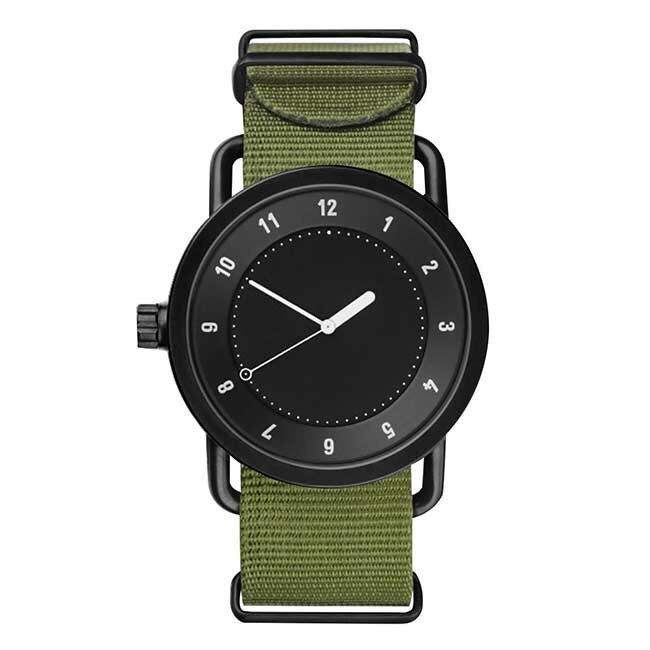 Ceas Unisex Quartz Viser Casual Elegant Verde, CP9548VE, curea din textil, afisaj analog