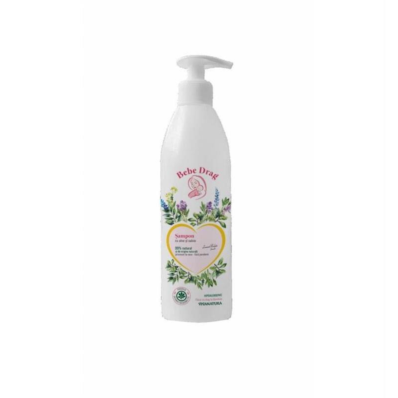 Sampon Bebe Drag cu Aloe si Salvie Viva Natura 500ml