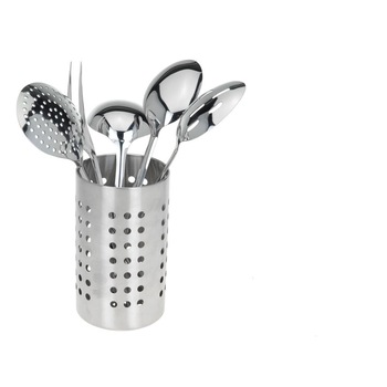 Set ustensile pentru bucatarie Excellent, inox, 6 piese, 33x10 cm Set ustensile pentru bucatarie Excellent, inox, 6 piese, 33x10 cm