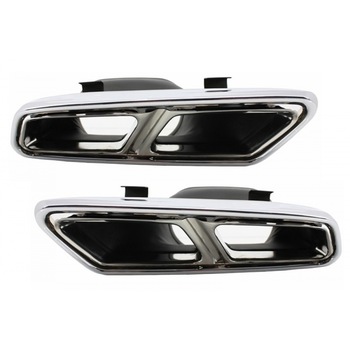Ornamente tobe sistemul de evacuare compatibil cu Mercedes Benz S-Class (W222, C217) E-Class (W212, S212) Facelift CLS (W218) SL-Class (R231) E65, S65, SL65 A Design Ornamente tobe sistemul de evacuare compatibil cu Mercedes Benz S-Class (W222, C217) E-Class (W212, S212) Facelift CLS (W218) SL-Class (R231) E65, S65, SL65 A Design