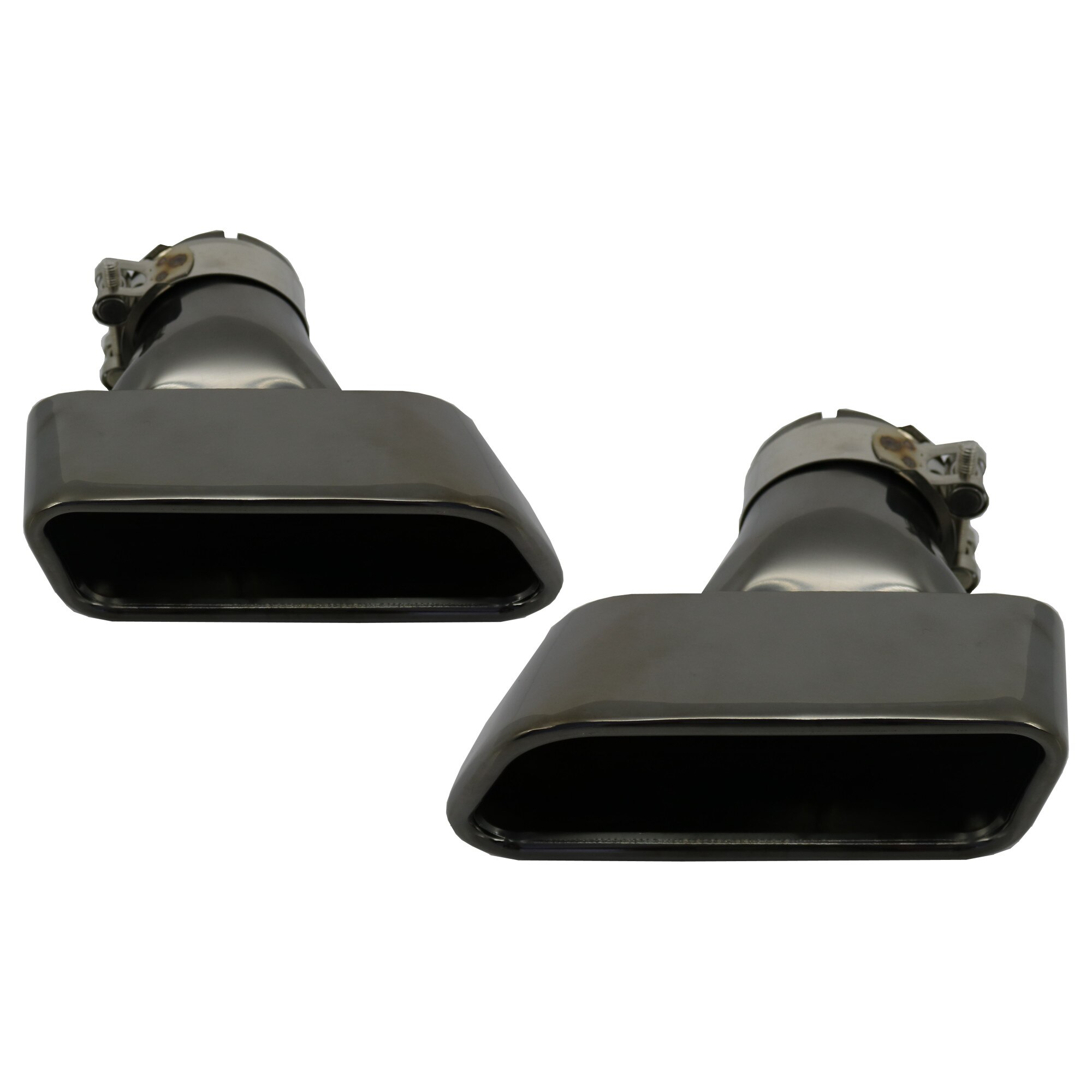 Set 2 Tobe Ornamente compatibil cu sistemul de evacuare BMW 5 Series F10 F11 F18 V8 LCI Design BLACK