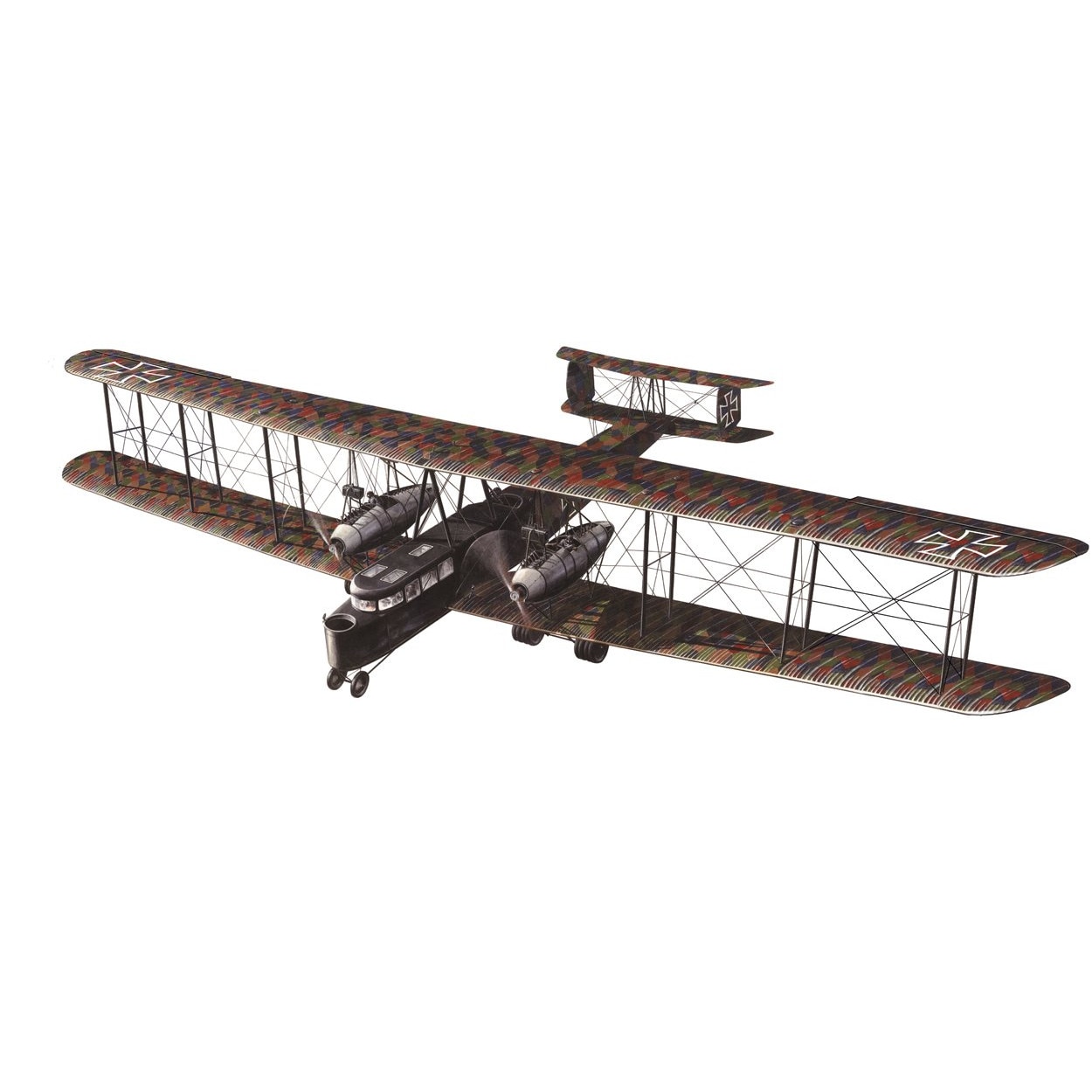 Zeppelin Staaken R.VI (Schütte-Lanz R.27/16) - Roden 1/72