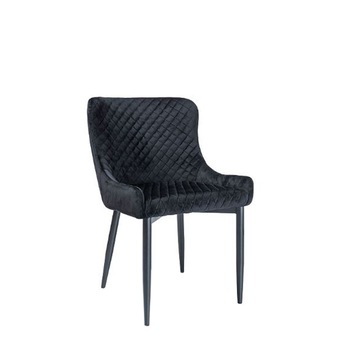 Scaun Tapitat Genarom Colin B Velvet, Negru, 51 x 84 x 45 cm Scaun Tapitat Genarom Colin B Velvet, Negru, 51 x 84 x 45 cm