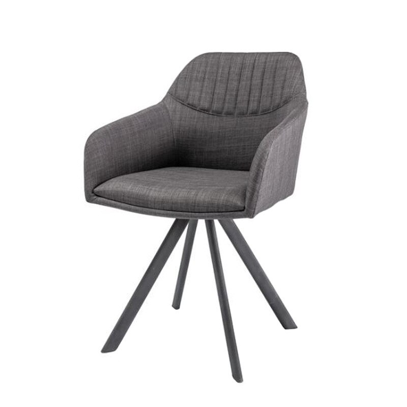 Scaun Tapitat Genarom Milton II Gri Tap.25, 55 x 84 x 43 cm