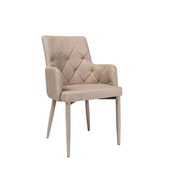 Scaun Tapitat Genarom Ricardo Bej Tap. 61, 50 x 88 x 44 cm Scaun Tapitat Genarom Ricardo Bej Tap. 61, 50 x 88 x 44 cm