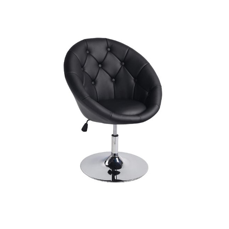 Scaun de bar Genarom C-881 Negru, 68 x 82 x 61 cm