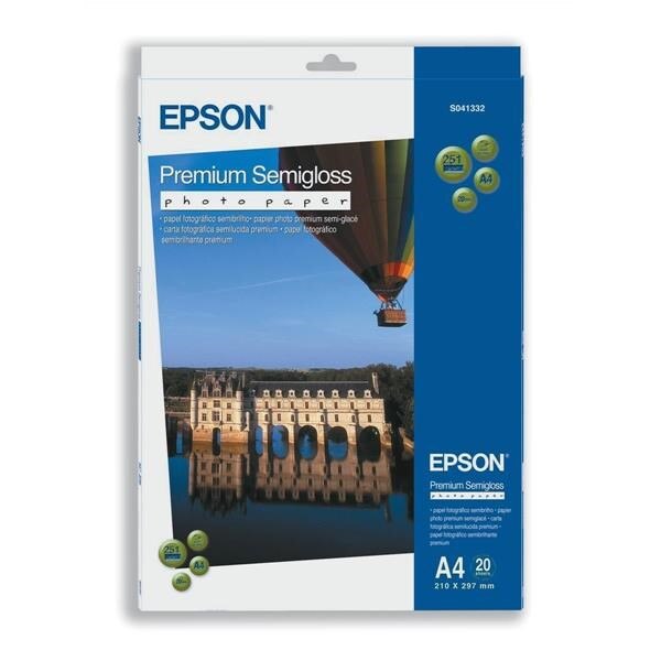 Hartie Epson Premium foto semilucios 251g A4 20 coli