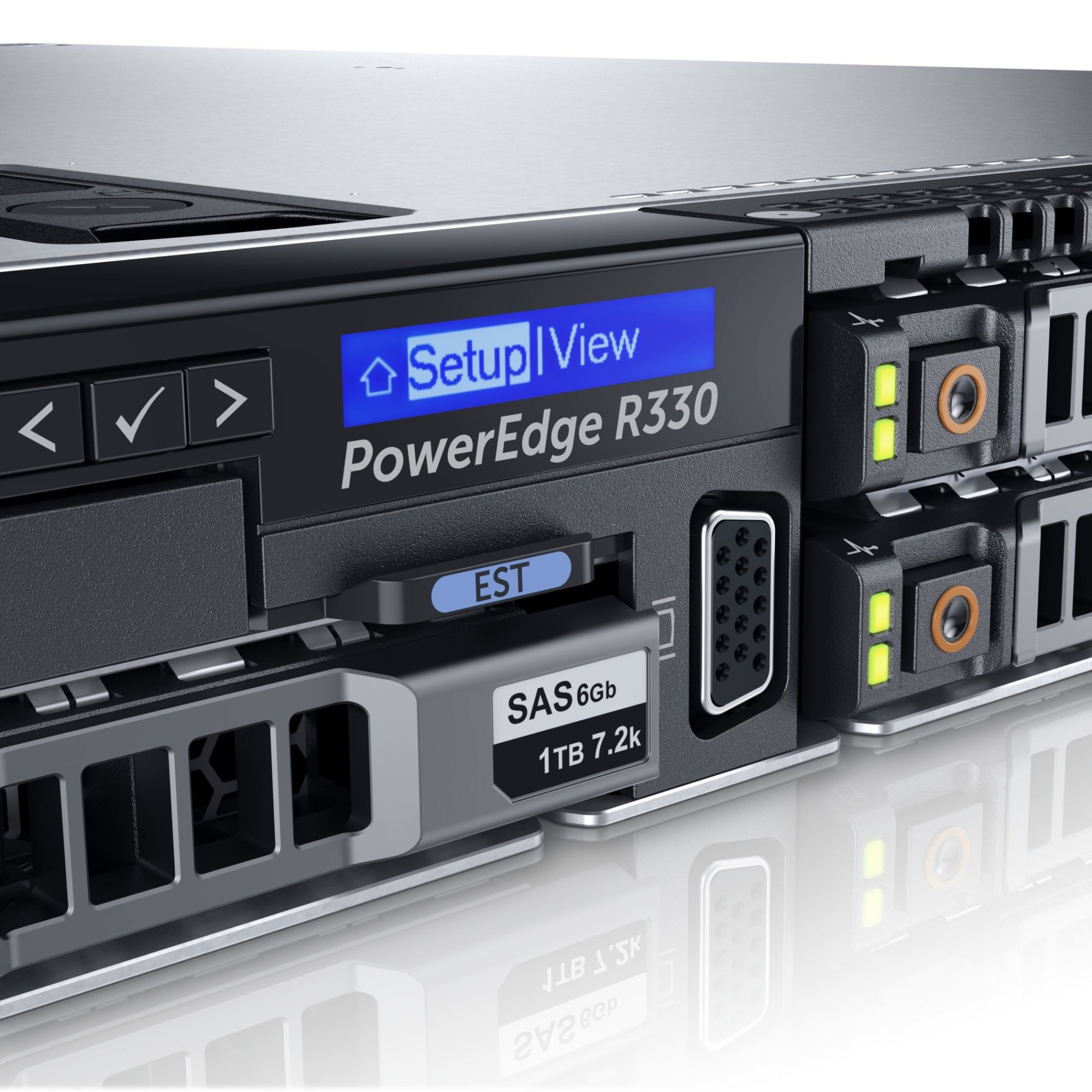 Sistem Server Dell Rackabil PowerEdge R330 Server, Intel Xeon E3