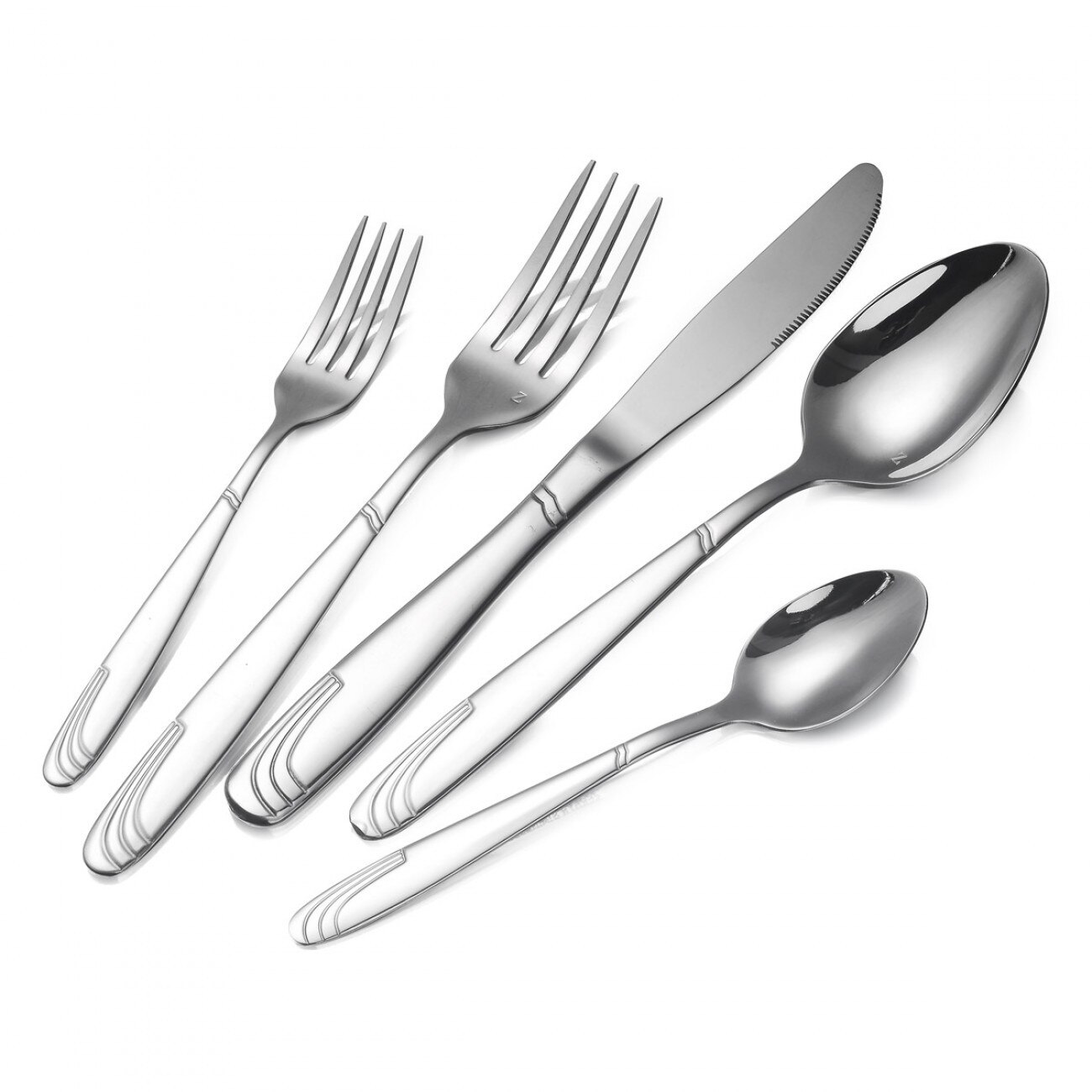 Set tacamuri SAPIR SP 1514 AG30, 30 piese, Otel slefuit