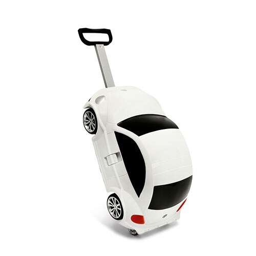 Troler pentru copii in forma de Volkswagen AG, Welly, 49 x 28.5 x 23.5, Alb