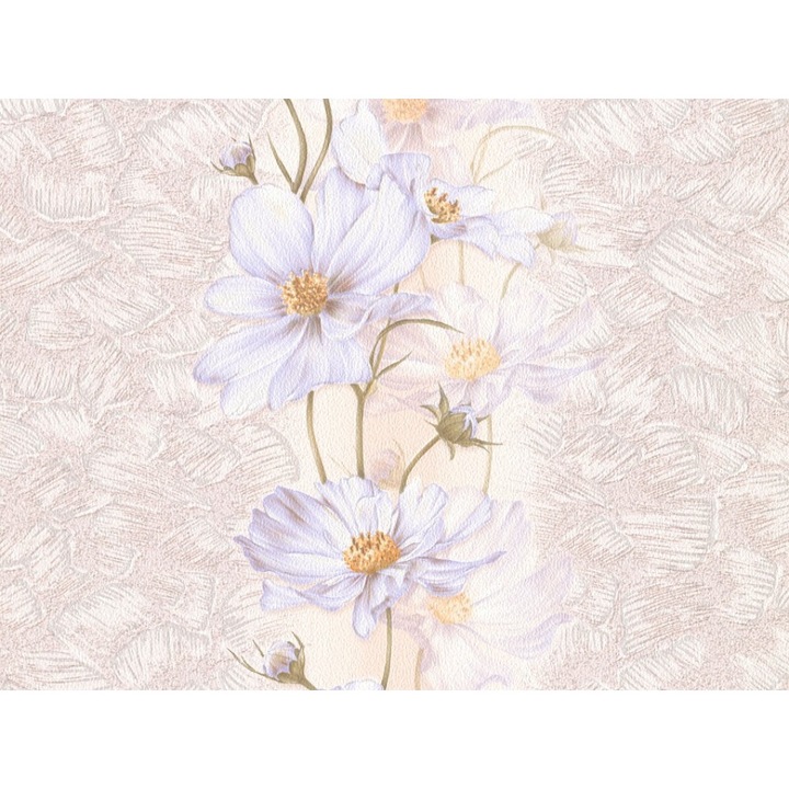 Tapet Fox Wallcovering, Sir de flori 8145-01, model tecuiala cu flori, multicolor, semilavabil, hartie simplex, pentru living si dormitor