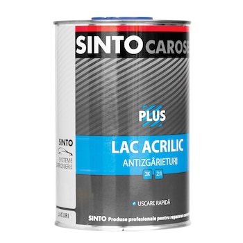 Lac acrilic reparatii caroserie auto Plus antizgarieturi, Sinto - 1L Lac acrilic reparatii caroserie auto Plus antizgarieturi, Sinto - 1L