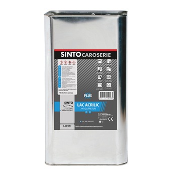 Lac acrilic reparatii caroserie auto Plus antizgarieturi, Sinto - 5L Lac acrilic reparatii caroserie auto Plus antizgarieturi, Sinto - 5L