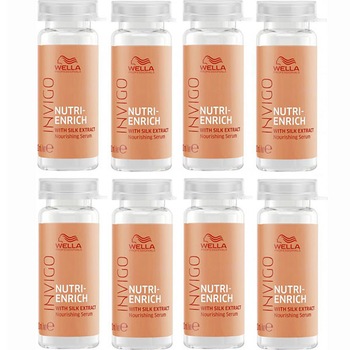 Tratament de par Wella Professionals Invigo Nutri-enrich pentru par uscat 8x10ml Tratament de par Wella Professionals Invigo Nutri-enrich pentru par uscat 8x10ml