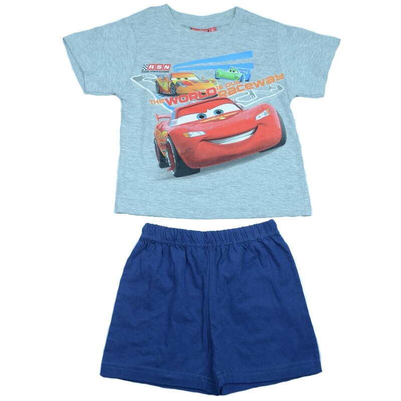 Pijama de vara pentru baieti Disney Cars 302455, Multicolor 92 CM