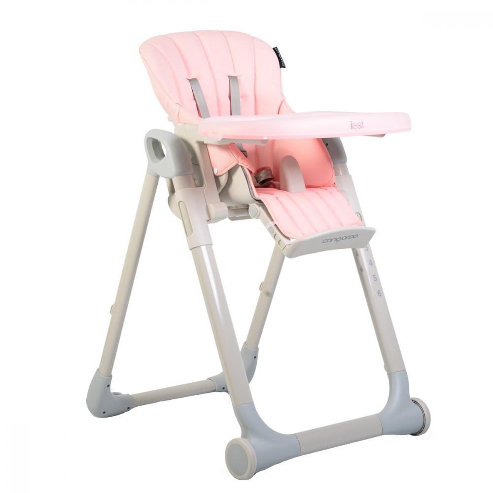 Scaun de masa Cangaroo I Eat Pink Leather