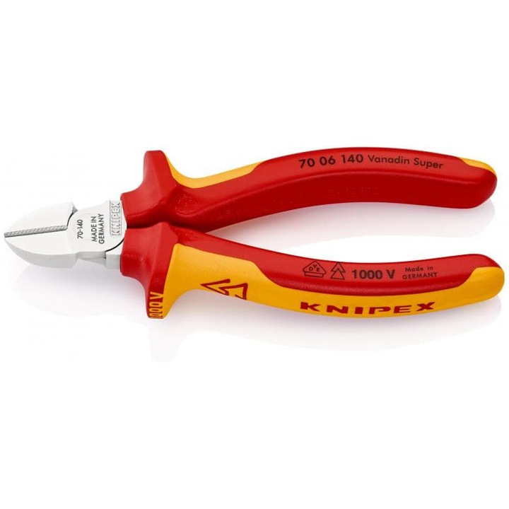 Клещи Knipex, 140мм, Червен/Жълт