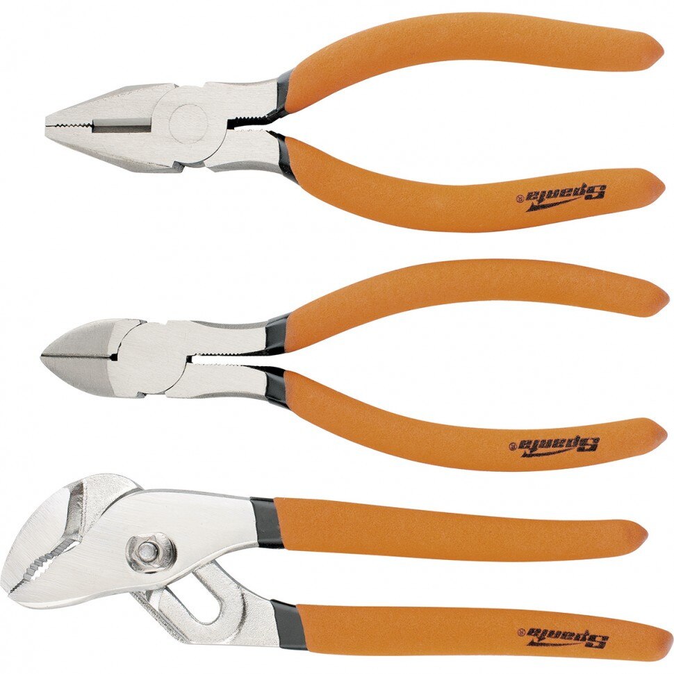 Set clesti 3 piese, combinat, taietor lateral, reglabil, Sparta