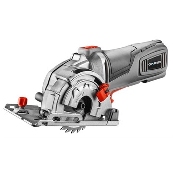 Mini fierastrau circular, putere 500W, viteza 5500rpm Graphite Mini fierastrau circular, putere 500W, viteza 5500rpm Graphite