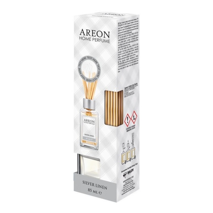 Areon Home Sticks Silver Linen légfrissítő 85 ml