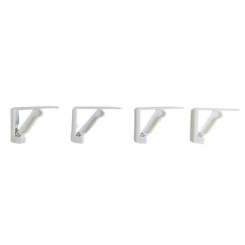 Set 4 cleme Perfect Home, pentru fixare fata de masa, plastic, 5.5 cm Set 4 cleme Perfect Home, pentru fixare fata de masa, plastic, 5.5 cm