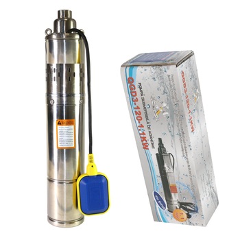 Pompa apa submersibila 1.1KW, 3m3h, 120m, LUKTECH QGD3-120-1.1, cu flotor Pompa apa submersibila 1.1KW, 3m3h, 120m, LUKTECH QGD3-120-1.1, cu flotor