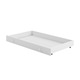Pat Luk de o persoana 160x80 alb, complet cu sertar, saltea si cadru